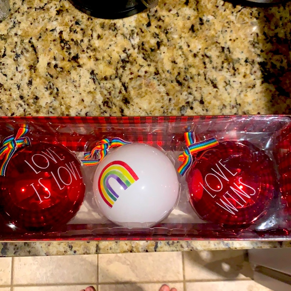 Pride Christmas ornaments